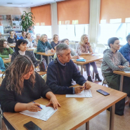 Образовательная акция «Тотальный диктант» на площадках городских библиотек Тюмени фотографии