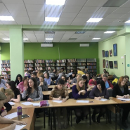 Акция «Тотальный диктант» на площадках тюменских городских библиотек 2025 фотографии