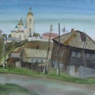Мини-выставка картин Юрия Рыбьякова в Литературно-краеведческом центре фотографии