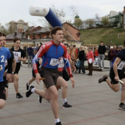 Легкоатлетическая эстафета в День Победы в Тюмени 2026