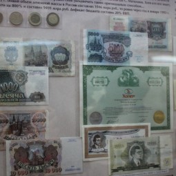 Выставка «История денег России в монетах и банкнотах»