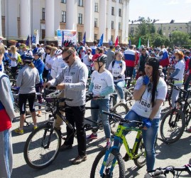 Всероссийский велопарад в Тюмени 2018
