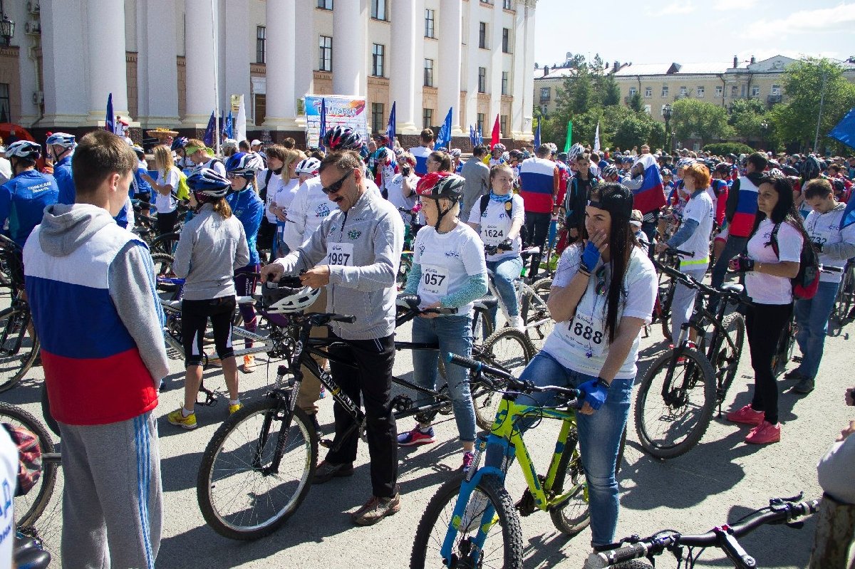 Всероссийский велопарад в Тюмени 2018